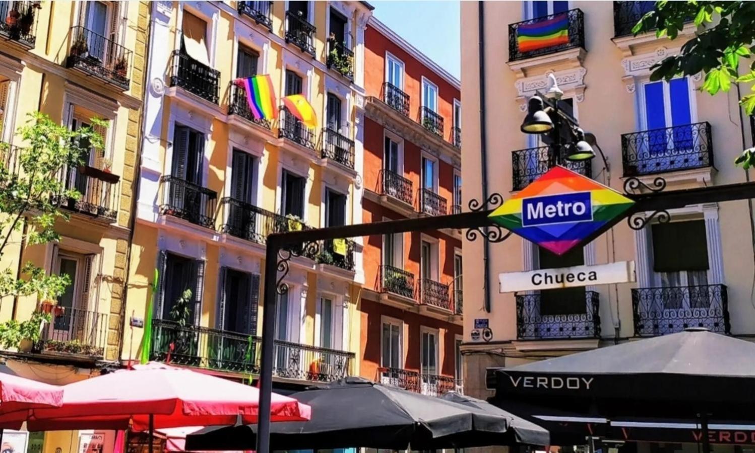 Downtown Apt 1Hab Para 3Pax En La Plaza De Chueca Madrid Bagian luar foto